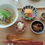 JOLIE BRASSERIE - 京都七谷鴨南蛮うどんセット