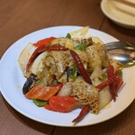 西安刀削麺酒楼 - 牛ハチノスの激辛炒め　1,480円