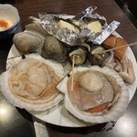 浜焼酒場 トロハチ - おぉ、浜焼き全7品セット