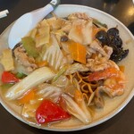 味香 - 料理写真:五目かた焼きそば