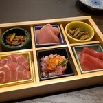 牛タンとマグロとクリスピー餃子 ひまわり［海］ - 