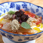 enisi - 料理写真:enisiのスペシャリテ　鯛とモッツァレラのカプレーゼ