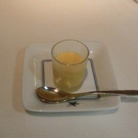 フレンチレストラン にき亭 そごう横浜店 - お食事前の小さな一品（冷たいポタージュ）