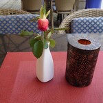 Bachstüb'l - 花の右の器はなんでしょうか？灰皿？