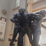 Auerbachs Keller Leipzig - 通りの反対側の像