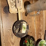 らくだや - 串カツ定食500円 サラダ、豆腐