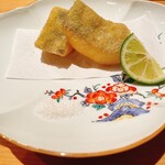 鮨 さかい - 小柴のタチウオのフライ