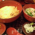 藪蕎麦 - 親子丼セット（1,400円）