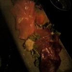 寒ぶりとマグロの刺身