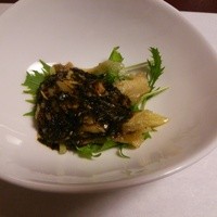 創作中華 一之船入 - 焼き茄子のサラダ