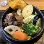 燻製とスパイスカレー けむり - 熱々のウマウマです