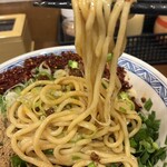 つけめん桜の如く - まず麺だけチュルチュル