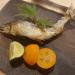 蕎麦の実 - 若鮎焼き