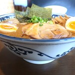 中華そば・つけそば　浜屋 - 濃厚和風特製中華そば（特盛）