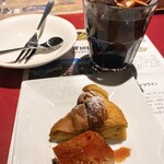 ヴィラモウラ 銀座本店 - デザート(プリンとパン・デ・ロー)