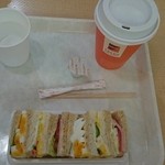 フレッズカフェ - サンドイッチモーニング