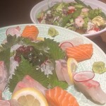 博多つつじ庵 - 鮮魚盛り付き大皿コース