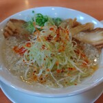 幸楽苑 - プレミアム塩+ネギ＆背脂