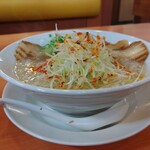 幸楽苑 - プレミアム塩+ネギ＆背脂