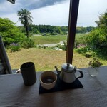 パンと菓子 VERVE - 高台にあるので この眺め！ カウンター席選んでよかった♡