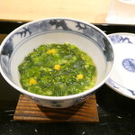 澤田 - 菜の花の茶碗蒸し