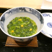 澤田 - 菜の花の茶碗蒸し
