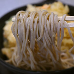 そば処 かめや - 冷し天玉そば＠税込550円