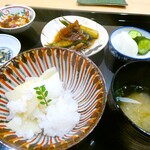 澤田 - 筍ご飯　豚とアスパラの焼き鳥ダレ炒め　