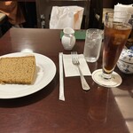 椿屋珈琲 - ケーキセット¥1730 アイスティー