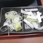 まほら庵 - 薬味、漬物