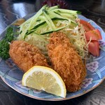 割烹たべた - 広島産牡蠣フライ