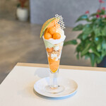 ホシ フルーツ - 赤肉メロンパフェ【夏限定】
