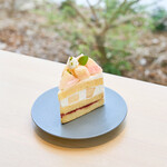 ホシ フルーツ - 桃のショートケーキ