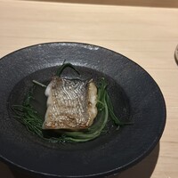鮨 利﨑 恵比寿 - 太刀魚の炭火焼き