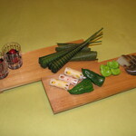 日本料理 子孫 - 料理写真:端午の節句にちなんだ八寸