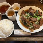 レバニラ定食 kei楽 - 