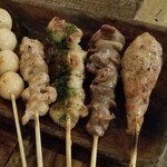 焼鳥 MOZU - 塩・おまかせ５本。