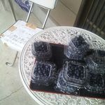 腕打 そばの館 えん野 - お持ち帰りのブルーベリー