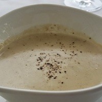 ハルヤマシタ 東京本店 - 干し椎茸とコシヒカリのポタージュ
