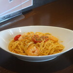 ダイニングバー&たこやき BNO - 海老のアメリケーヌパスタ