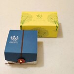 オハコルテ - カワイイBOXです。手前がタルトサンドBOX・奥がヒラミーレモンケーキ2個入りBOXです