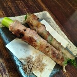 囲坊主 - アスパラ肉巻き