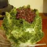 甘味処 あかちゃ家 - 宇治ミルク金時700円♪２０１４年８月