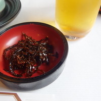 鰻割烹 伊豆栄 本店 - 子持ち昆布の佃煮