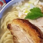 塩そば専門店 桑ばら - のどぐろとアブラボウズの手揉み中華そば 塩