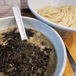 塩そば専門店 桑ばら - キビナゴの背脂つけそば 塩