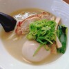 そうげんラーメン - 味玉地鶏白湯ラーメン　中太麺
