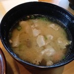 とんかつ 濵かつ - 豚汁　＋￥100