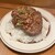 ステーキハウス　スリーロイン - 料理写真:✅ランチハンバーグ300g¥1.350！
　※ご飯かパンが選べます
　※ご飯の大盛りは¥90
　※デフォはもろみ味噌ソース
　※デミグラスソースもセレクト可能❗️　