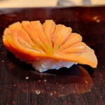 鮨 三心 - 赤貝　昆布締め　酢洗い